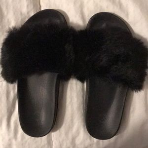 Fuzzy slippers